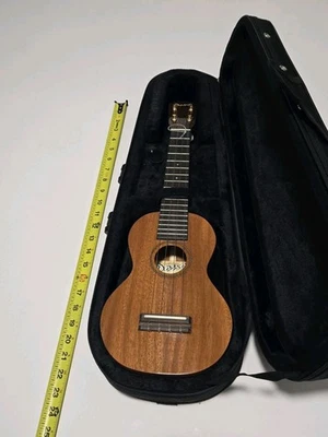 Pono MSD Mahogany Deluxe Ukulele Musical Instrument With Protective Case EX+ - Image 1 of 4