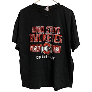 Ohio State Buckeyes Mens Size XL Scarlet & Gray Tshirt Sportswear Football NCAA - Picture 1 of 8