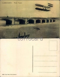 ALESSANDRIA CITTA'-PONTE TANARO-AVIAZIONE-C99-25 - Picture 1 of 1