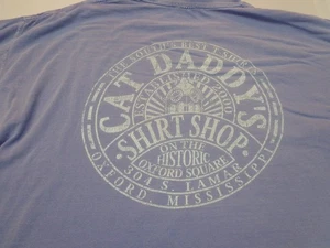 T-shirt Cat Daddy's Shirt Shop Oxford MS Comfort Colors taille 2XL DÉFAUT - Photo 1/10