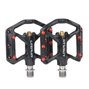 Pedal de carbono para bicicleta eje de titanio bicicleta de carretera pedal MTB súper ligero 3 rodamientos... - Imagen 1 de 8