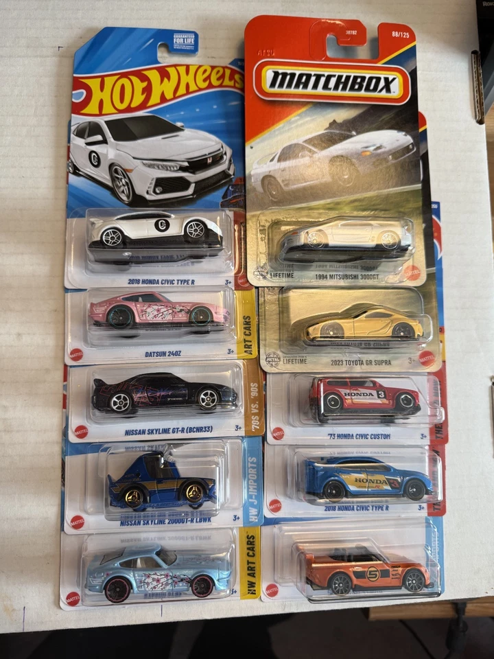 Lote 8- Hot Wheels 2 Matchbox JDM Foto 1 de 1