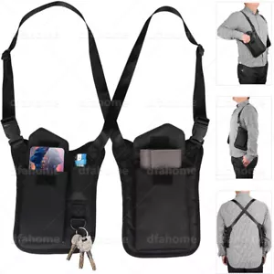 Versteckte Unterarm-Schultertasche Anti-Diebstahl Umhängetasche Brieftasche - Bild 1 von 12