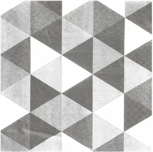 Creative Converting Black Velvet Fractal Beverage Napkins (16ct) - Picture 1 of 2