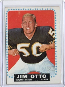 Tarjeta de fútbol americano Jim Otto 1964 Topps #148 Sp Raiders lote en muy buena condición-17 - Imagen 1 de 2