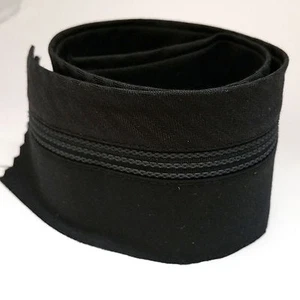 Cintura a medida de 2-5/8" lista para coser para pantalones con banda de goma en negro - Imagen 1 de 1