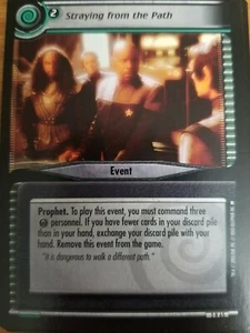 Star Trek CCG 2E Energize 2R65 Straying From the Path NrMint-Mint - Picture 1 of 1