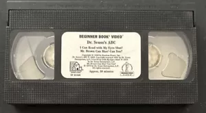 Dr. Seuss ABC I Can Read With My Eyes Shut! Mr. Brown Can Moo! Can You? VHS Used - Picture 1 of 6