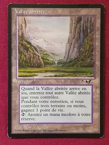 Magic The Gathering FRENCH ALLIANCES SHELTERED VALLEY land card MTG - Picture 1 of 2