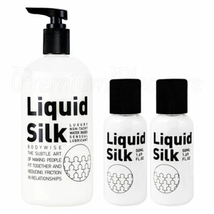 Flüssigseide Gleitmittel SET Wasserbasis Intimgleitmittel Bodywise 1x 250ml + 2x 50ml - Bild 1 von 3