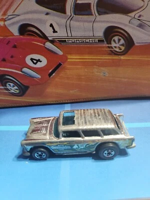 1969 Chevy Nomad Hot Wheels/Mattel ALIVE 55 SuperChromes Loose Redline~diecast - Image 1 of 4