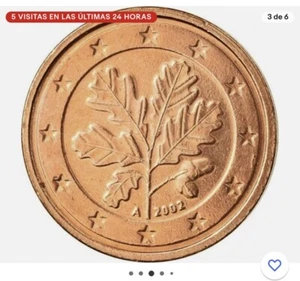 Moneda de 5 céntimos de 2002 - A - Imagen 1 de 3
