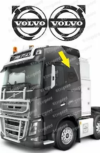 VOLVO Camion DecalcomanieKIT 2 ADESIVI LOGO ADESIVO Vinile Grafica TUTTI I COLOR - Foto 1 di 3