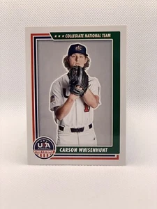 2022 Panini USA Stars & Stripes Carson Whisenhunt #38 Collegiate National RC - Picture 1 of 2