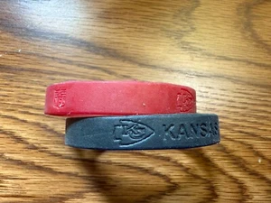 2 pulseras de goma Kansas City Chiefs - Imagen 1 de 2