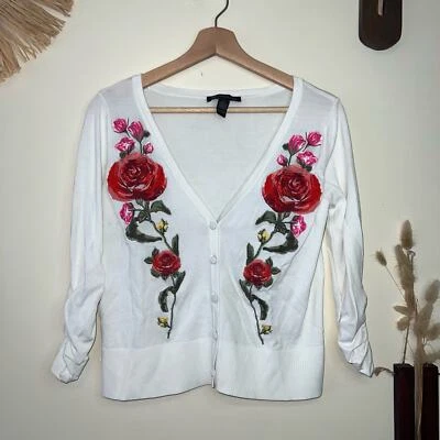 Cárdigan floral bordado para mujer talla pequeña de INC International Concepts Foto 1 de 4