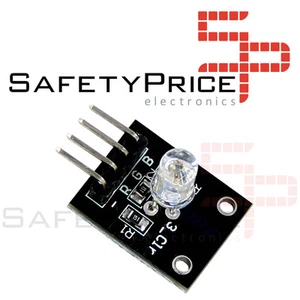Modulo led RGB 5mm tricolor Arduino electronica cátodo comun KY-016 SP00 - Imagen 1 de 1