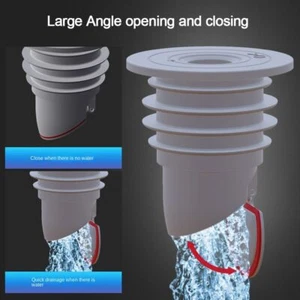 One Way Valve Sewer Pipe Sealing Ring Floor Drain Drain Cover Water Pipe Plug - Picture 1 of 13