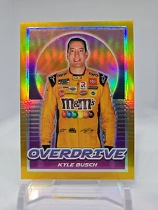 2022 Panini Chronicles Overdrive Kyle Busch 6/10 GOLD 💰 Prizm #16 Free Shipping - Picture 1 of 2