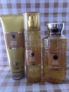 BATH AND BODY WORKS Loyal To You Body Cream, Body Wash And Frag Mist - Picture 1 of 2