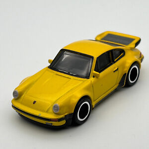 Hot Wheels Premium Porsche 930 Yellow Real Riders 2023 1:64 Diecast Used Loose