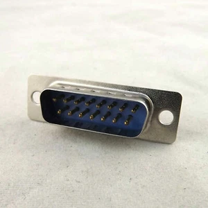 D-SUB DB15 2 Rows 15 Pin Male Plug Solder Type Adapter Connector Plastic DB15M - Picture 1 of 8