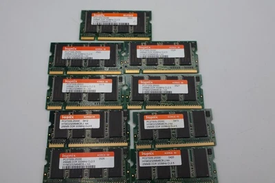 9- Hynix 256MB DDR PC2700S-25330 333MHz CL2.5 HYMD512M646D6-J AAMemory RAM - Image 1 of 4
