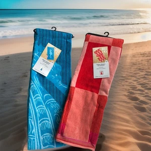 2 Better Homes & Gardens Oversized Beach Towels 38x72 – New with Tags - Picture 1 of 9