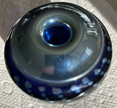 1986- Peso de papel assinado Grant Randolph Studio arte vidro # A 1280 - Imagem 1 de 4