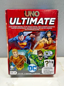 UNO Ultimate DC Comics Card Game 2023 Mattel – Batman Superman Wonder Woman NEW - Picture 1 of 3