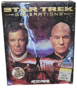 Star Trek Generations (1997) Windows 95 PC CD ROM Game Complete Big Box! - Picture 1 of 3