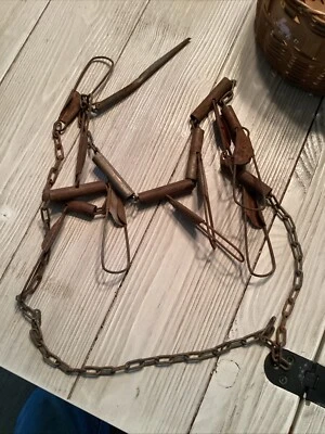 Eslabón de cadena de metal de colección para peces 9 clips de bucle a presión Foto 1 de 4