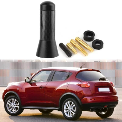 Carbon 1.4" Antenna Aerial Short AM/FM Radio Roof Mast For Nissan Juke 2010-2024 - image 1 of 4