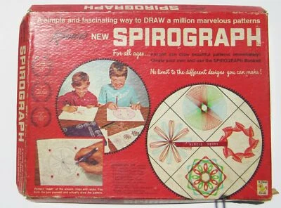 Juego de espirógrafos 1967 #401 usado incompleto vintage años 60 Kenner Toy Foto 1 de 2