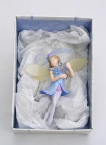 HALLMARK FAIRY FAERIE CANDESSA 2001 ADORNO - VESTIDO AZUL - JEANNE ESCHRICK - Imagen 1 de 4