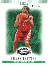 2007-08 Topps Triple Threads Emerald #56 Shane Battier /66