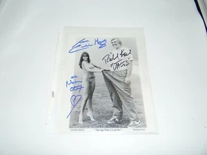 CAroline Munro Richard Kiel signiertes Foto Der Spion, der mich liebte - Bild 1 von 8