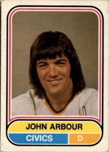 1975-76 O-PEE-CHEE WHA HOCKEY #54 JOHN ARBOUR OTTAWA CIVICS