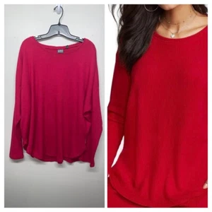 NewYork&Co Pink Ribbed-knit lounge top Size XL - Picture 1 of 10
