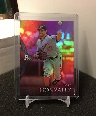 Gio Gonzalez 2014 Bowman Platinum No52 рубиновый тростник - Изображение 1 из 2
