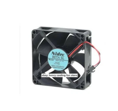 Nidec D08A-24TU04 fan DC 24V 0.11A 80X80X25mm Inverter / Printer Cooling Fan - Image 1 of 2