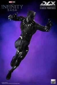 Threezero Marvel DLX Infinity Saga Black Panther Action Figure - Imagen 1 de 6