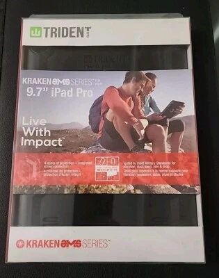 Trident Kraken Series Case for iPad Pro 9.7" | Black | KN-APIPA3-BK000 - Image 1 of 4