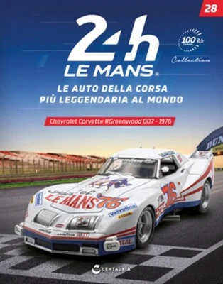 NEW IXO "24h Le Mans" 1:43 CHEVROLET CORVETTE #Greenwood 007 - 1976 +BOX +Magaz. - Immagine 1 di 3