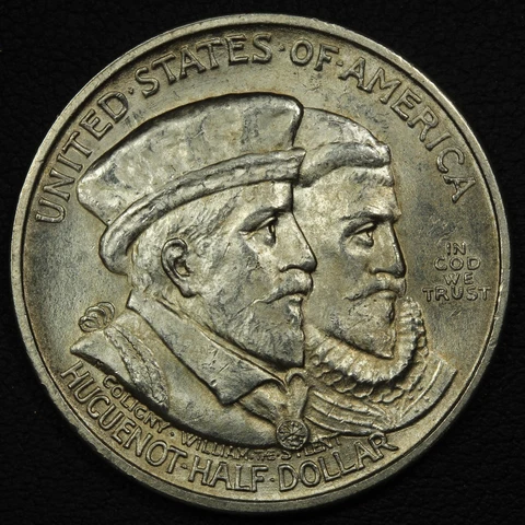 1924 Huguenot Silver Commemorative Half Dollar Cover