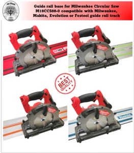 Adaptersockel Kreissäge M18CCS66-0 Milwaukee Kraftstoff M18 Führungsschiene Schiene Made UK - Bild 1 von 13