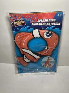 Splash N Swim 22" Orange Fish Pool Ring Float (BRAND NEW SEALED) - Picture 1 of 2