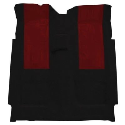 Alfombra para Mercury Montego GT 1972-1973 4 velocidades con 2 insertos rojos bucle Foto 1 de 4