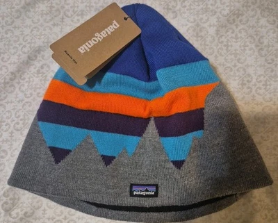 Gorro Patagonia Tejido Diseño Montaña Multicolor Talla Única Senderismo Aire Libre Foto 1 de 4