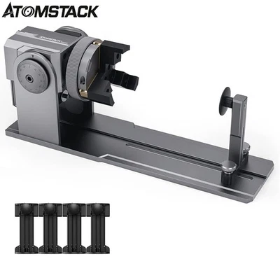 ATOMSTACK MAKER Refurbished Atomstack R1 3 in 1 Laser Rotary Roller Multi-function Chuck